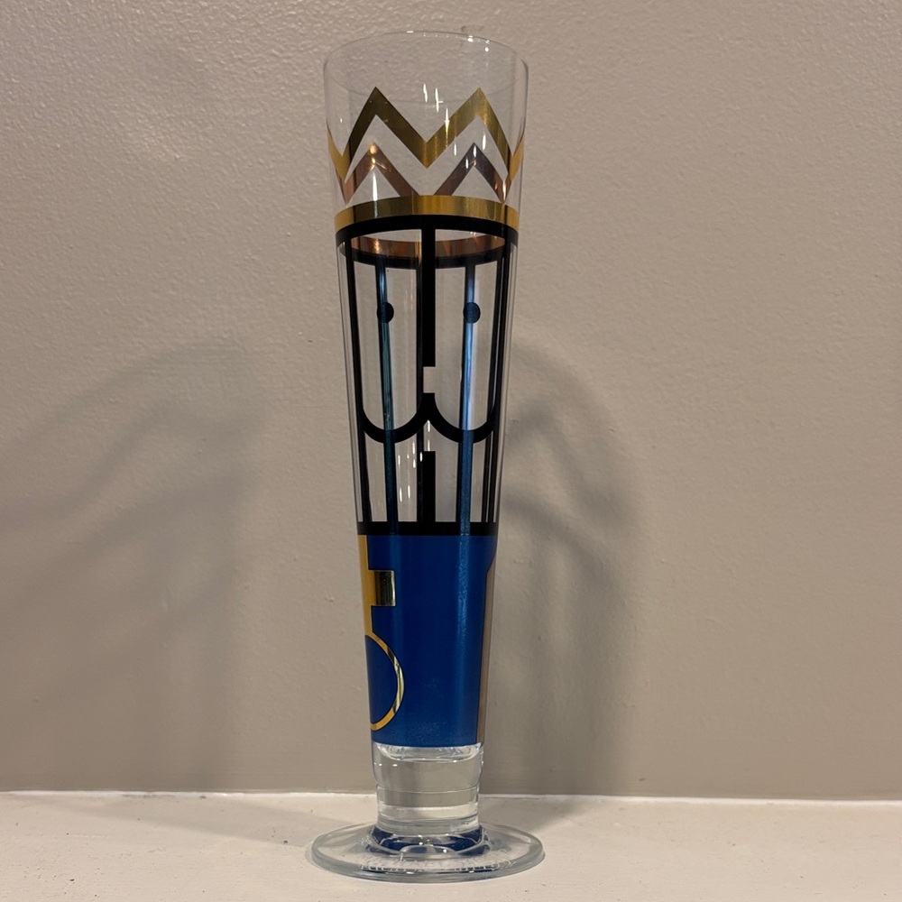 RARE‎ VTG Ritzenhoff German Beer Glass/Pilsner 1995 Sieger Design 22021